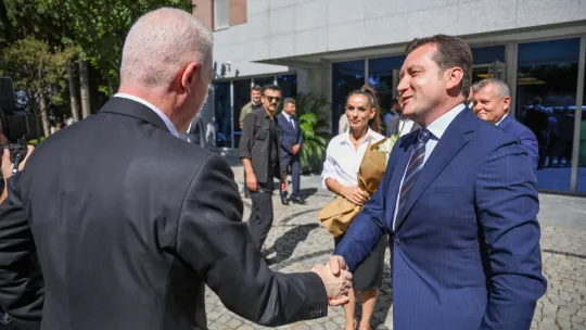 İstanbul Valisi Davut Gül'den Silivri Belediye Başkanlığına Ziyaret