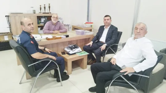 Kaymakam Toğan ve Jandarma Komutanı Torun'dan Sanayi Kuruluşlarına Ziyaret