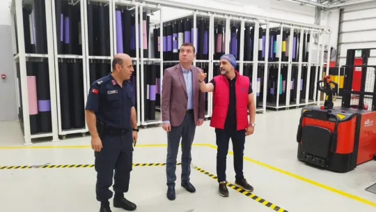 Kaymakam Toğan ve Komutan Torun'dan Sanayi Ziyaretleri