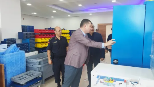 Kaymakam Toğan ve Komutan Torun'dan Sanayi Ziyaretleri