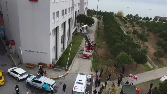 Hastanede gerçeğini aratmayan tatbikat