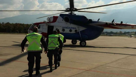 Havadan denetlenen Kuzey Marmara'da kurallara uymayan sürücülere göz açtırılmadı