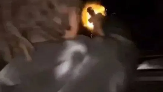 Havaya ateş edip o anları sosyal medyada paylaştılar