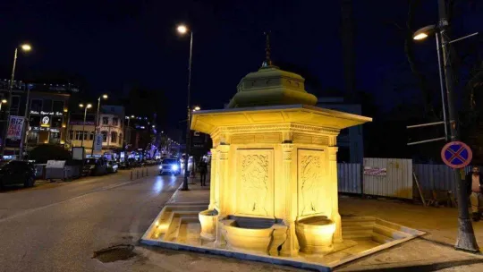 Haydar Çavuş Çeşmesi, ihtişamlı görüntüsüne kavuştu