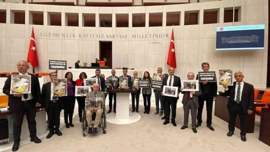 HDP milletvekillerinden TBMM'de eylem