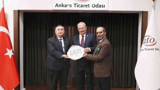 Hindistan Vakfı heyetinden ATO Başkanı Baran'a ziyaret