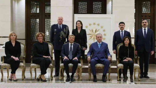 Hollanda'nın Ankara Büyükelçisi Wijnands, Cumhurbaşkanı Erdoğan'a güven mektubu sundu