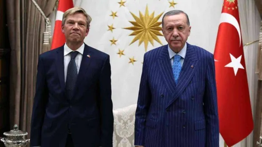 Hollanda'nın Ankara Büyükelçisi Wijnands, Cumhurbaşkanı Erdoğan'a güven mektubu sundu