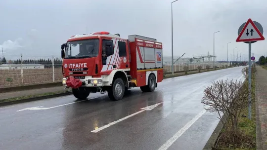 Hyundai'de çıkan yangın ekipleri harekete geçirdi