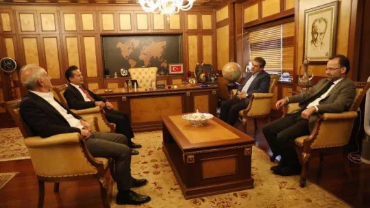 İBB Meclisi AK Parti grubundan Başkan Yazıcı'ya geçmiş olsun ziyareti