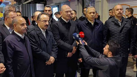 İçişleri Bakanı Süleyman Soylu, 'Olayı yapan, bombayı bırakan kişi İstanbul Emniyet Müdürlüğümüzün ekipleri tarafından gözaltına alındı'
