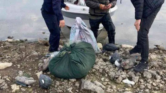 İçme suyu havzası olan Terkos Gölü'nde kaçak avcılık yapanlar suç üstü yakalandı