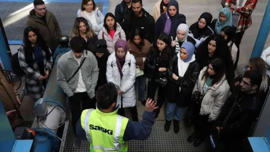 İçme suyundaki örnek çalışmalar üniversite öğrencilerinin dersine konu oldu