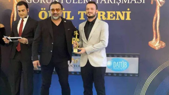 İHA muhabiri Ahmet Faruk Sarıkoç'a ödül