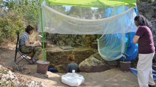 İnkaya Mağarası kazılarında binlerce yıl öncesine ait insan izlerine ulaşıldı