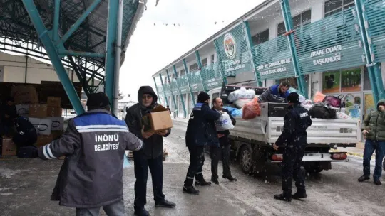 İnönü depremzedeler için seferber oldu