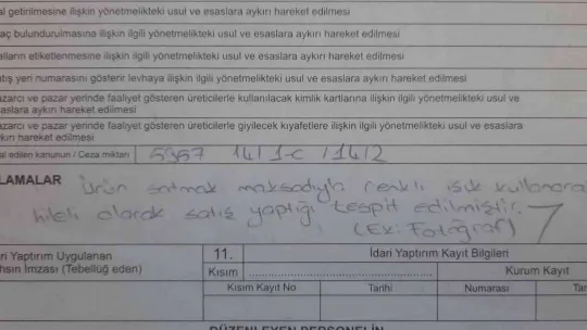 Işıkla tüketiciyi aldatıyorlardı...Pazarcılara şok baskın