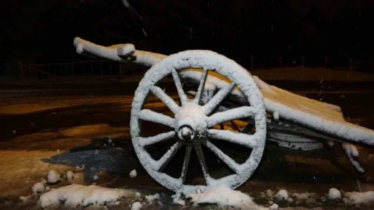 İstanbul'a kar yağdı, Aydos Tepesi beyaza büründü