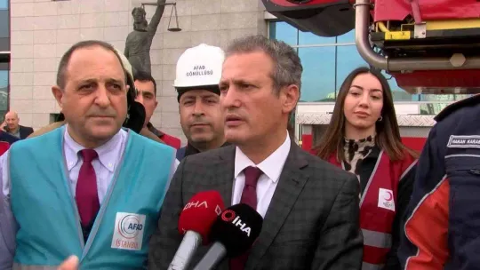 İstanbul Anadolu Adalet Sarayı'nda film gibi yangın tatbikatı