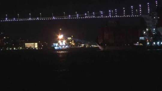 İstanbul Boğaz'ında gemi arızası