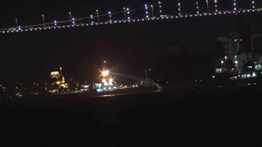 İstanbul Boğaz'ında gemi arızası