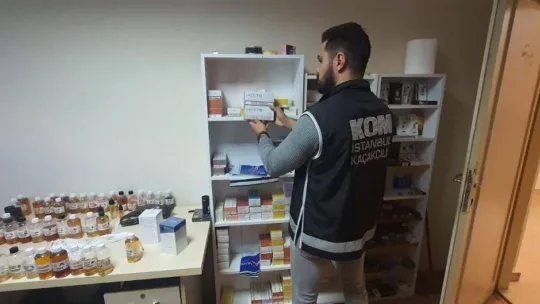 İstanbul'da 15 milyon lira değerinde kaçak ürün ele geçirildi