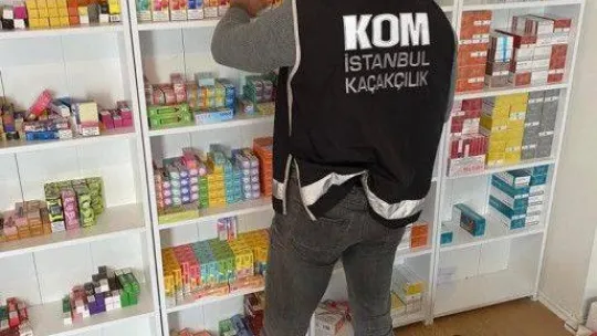 İstanbul'da 15 milyon lira değerinde kaçak ürün ele geçirildi