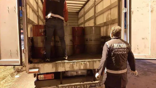 İstanbul'da 51 ton kaçak akaryakıt ele geçirildi