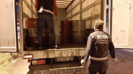 İstanbul'da 51 ton kaçak akaryakıt ele geçirildi