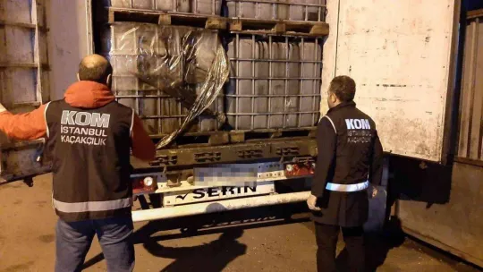 İstanbul'da 51 ton kaçak akaryakıt ele geçirildi