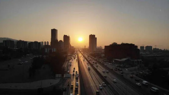 İstanbul'da gün doğumu manzarası mest etti