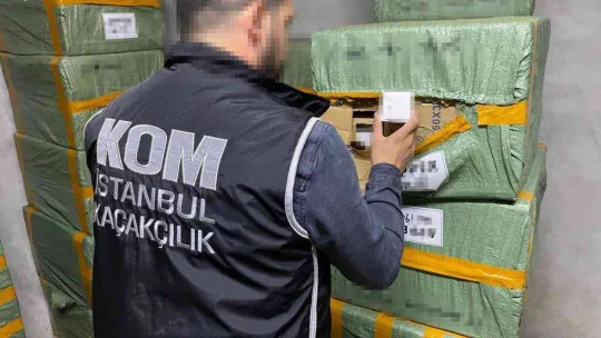 İstanbul'da kaçak emtia operasyonu