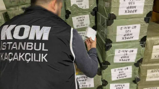 İstanbul'da kaçak emtia operasyonu