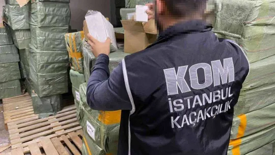İstanbul'da kaçak emtia operasyonu