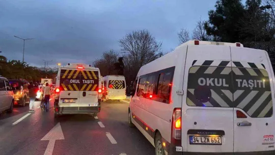 İstanbul'da okul servis araçlarına denetim