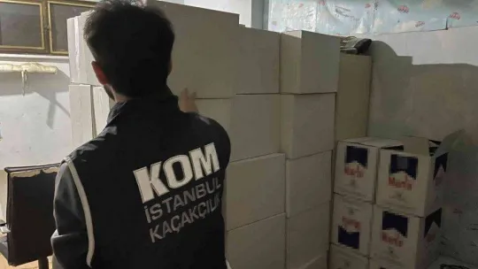 İstanbul'da tütün kaçakçılarına operasyon: 4 gözaltı
