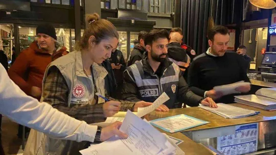 İstanbul'da yılbaşı öncesi alkol denetimi yapıldı