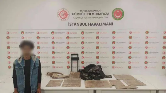 İstanbul Havalimanı'nda keçeye emdirilmiş 3 kilo 680 gram morfin yakalandı