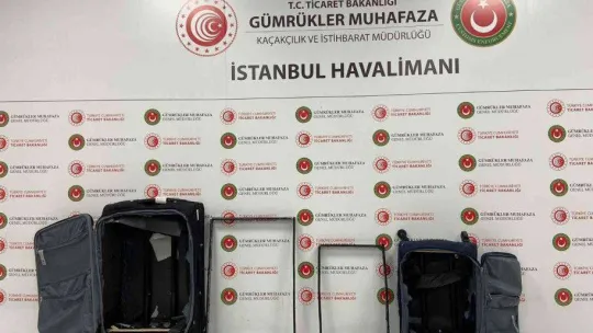 İstanbul Havalimanı'nda valizin demir çubuklarına gizlenmiş kokain bulundu