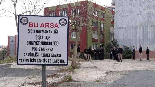 İstanbul İl Emniyet Müdürü Aktaş, polis merkezi yapılacak alanı inceledi