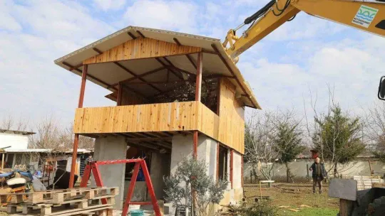 İstanbul'un içme suyu havzasına yapılan 22 kaçak yapı yıkıldı