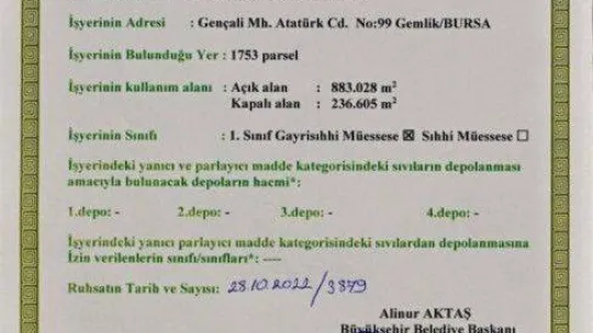 İşte TOGG Otomobil Fabrikası'nın ruhsatı