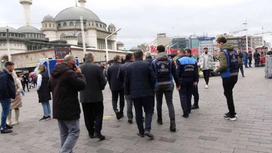 İstiklal Caddesi'nde alınan tedbir kararının ardından denetim