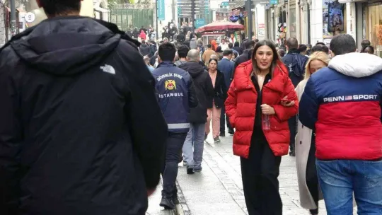 İstiklal Caddesi'ndeki dükkanlar denetlendi