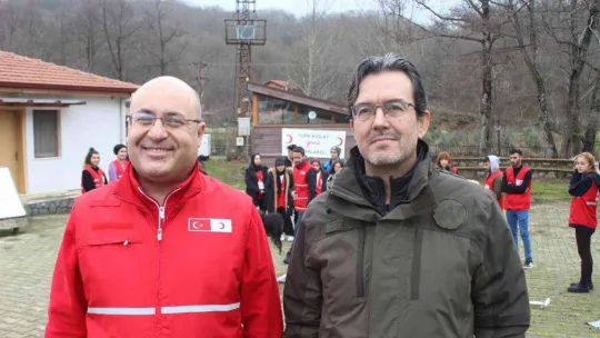 Istranca Dağı eteklerinde afet eğitimi