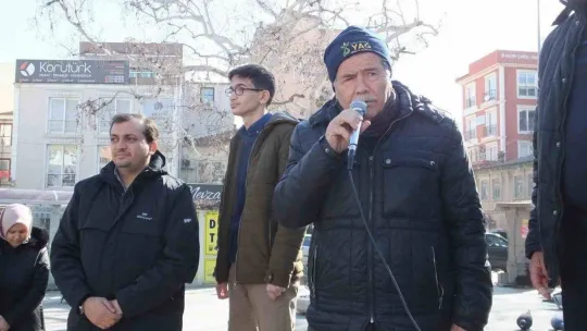 İsveç'te Kur'an yakılmasına Burhaniye'den tepki