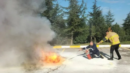 İtfaiyeden İZAYDAŞ'a eğitim