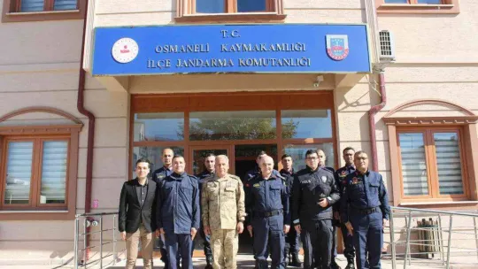 Jandarma denetleme ve değerlendirme başkanı tümgeneral okyar'dan Jandarmaya ziyaret