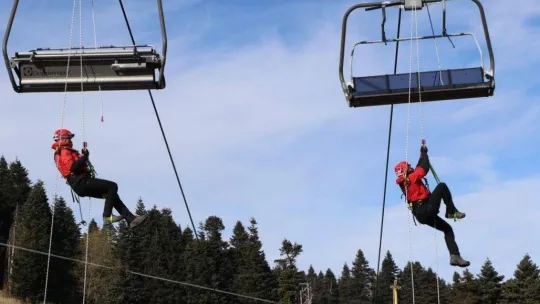 Jandarman kurtarma tatbikatı