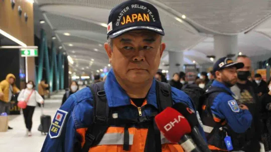 Japon arama kurtarma ekibi Türkiye'ye geldi